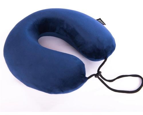 وسادة للرقبة للتنقل والسفر باللون الكحلي