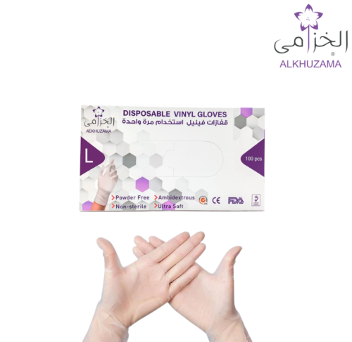 قفازات فينيل من الخزامى