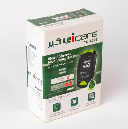اي كير جهاز قياس السكر في الدم