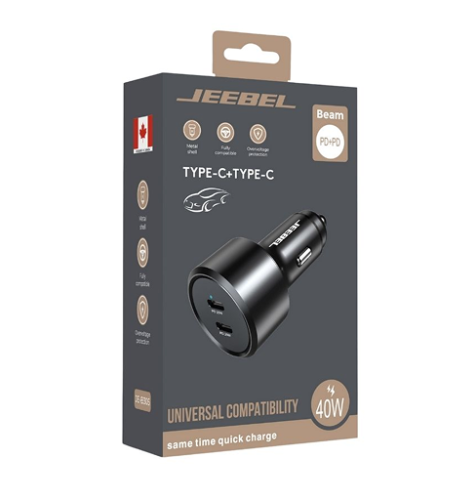 راس شاحن سيارة تايبسي 40 واط