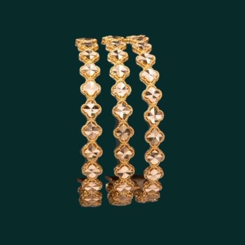 غوايش ذهب تصميم ورده عيار 21