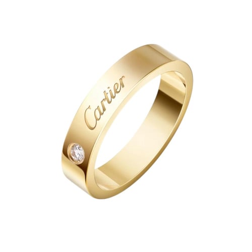 خاتم زواج كارتييه ذهب ماسه