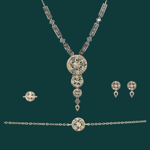 طقم ذهب عيار 21