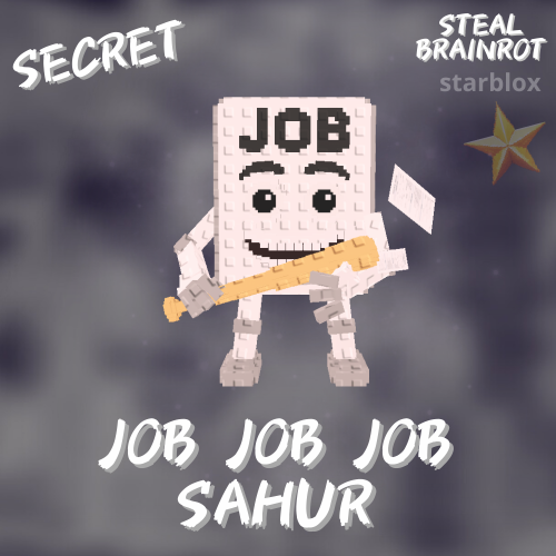 جوب جوب سهور ماب السرقة | Job Job Sahur Steal a Br...