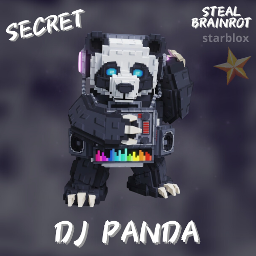 ديجي باندا ماب السرقة | DJ Panda Steal a Brainrot