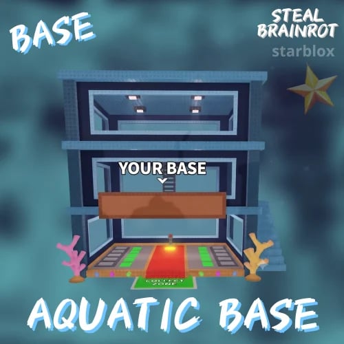 اكواتك بيس ماب السرقة | Aquatic Base Steal a Brain...