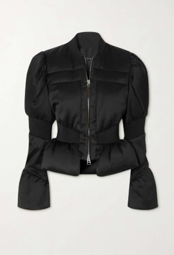 Noir Bold Luxe Jacket with Dramatic Silhouette