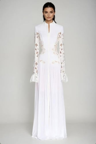 Ivory Whisper Lace Dress