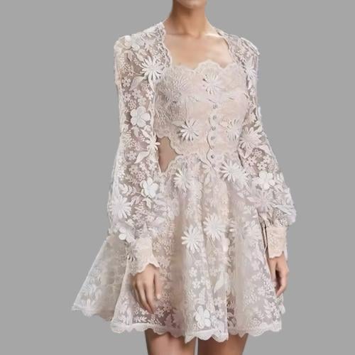Flora Élite Lace Dress | فستان فلورا إيليت بالدانت...