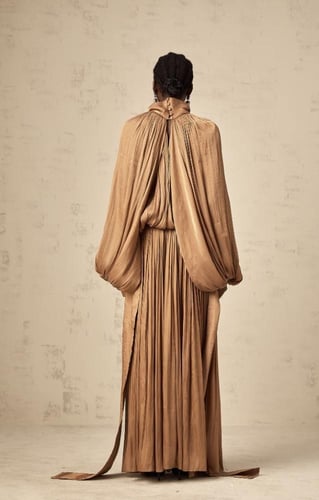 Desert Drape Gown | فستان انسياب الصحراء
