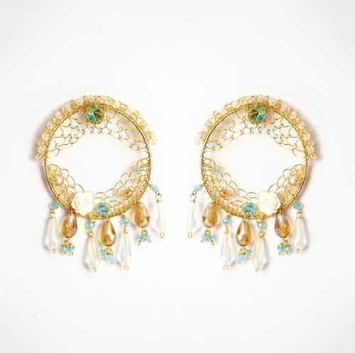 Celestial Cascade Earrings | أقراط الشلال السماوي
