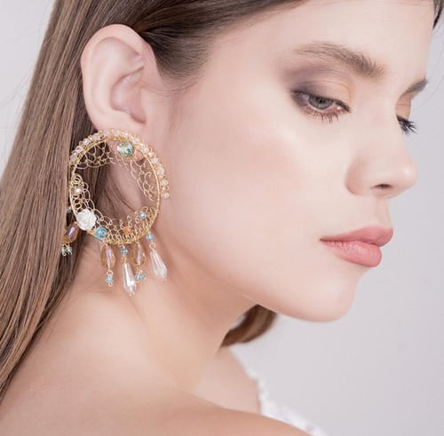 Celestial Cascade Earrings | أقراط الشلال السماوي