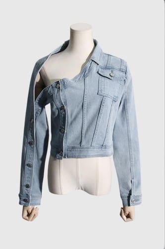 Rebel Denim Asymmetry Jacket