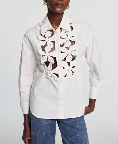 Blossom Cut-Out Shirt