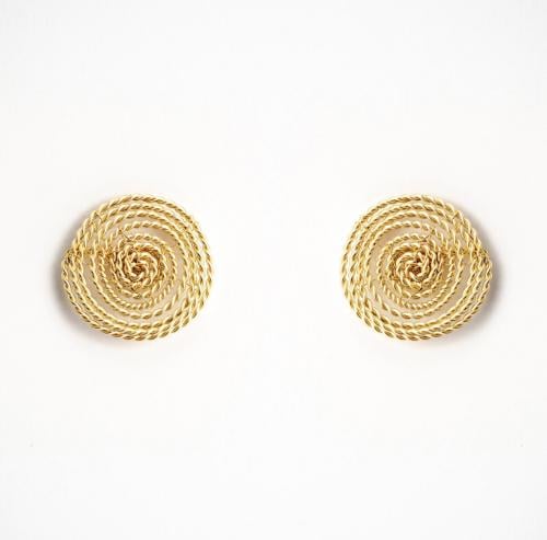 Golden Orbit Earrings | أقراط المدار الذهبي