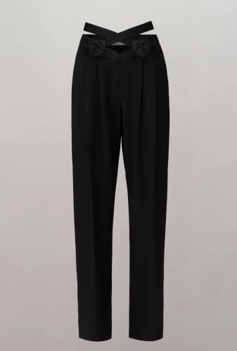 Nikola Flower Cross Pants