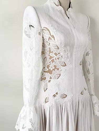 Ivory Whisper Lace Dress