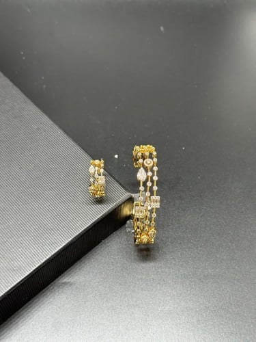 اساور مع خاتم زركونات رقم 051