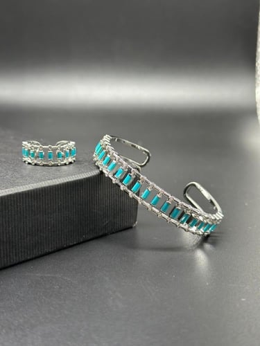 اساور مع خاتم زركونات موديل رقم 039