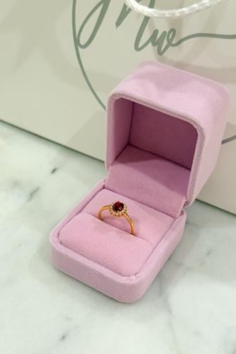 خاتم ياقوت أحمر