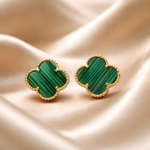 Gold hoop earrings, 18 karat