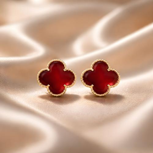 Gold hoop earrings, 18 karat