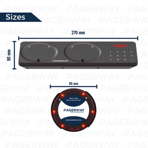 جهاز نداء لاسلكي للمطاعم و المقاهي عدد 20 بيجر