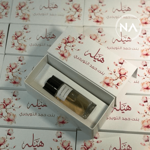 بوكس عطر ميني بثيم زهرة الليلك وردي