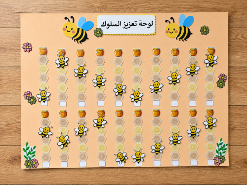 لوحة تعزيز تناسب ( البنات والاولاد)بدون الاسماء