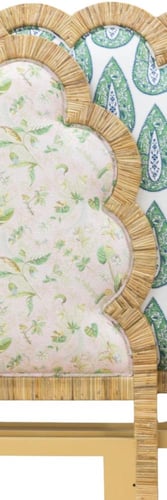 ‏The Island Rattan Headboard