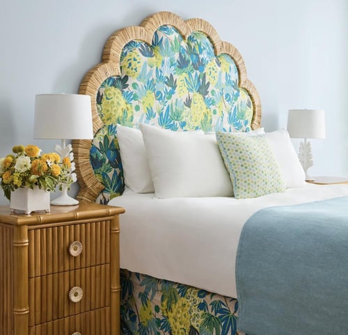 ‏The Island Rattan Headboard