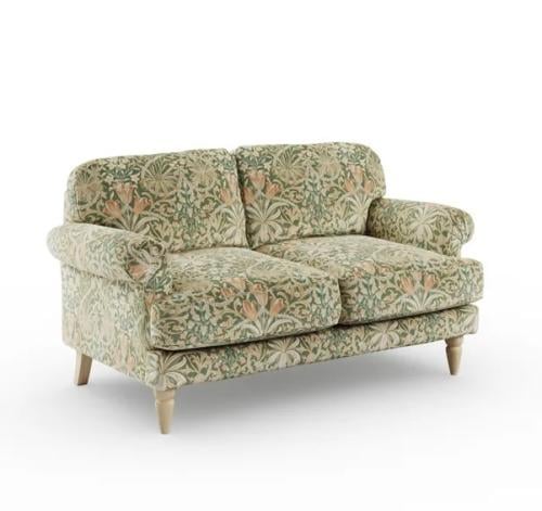 Jolene Woodland Velvet Snuggle Chair