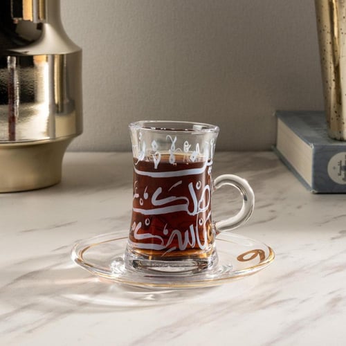 طقم بيالات شاي مجموعة ( بين أهلك و ناسِك ) 2