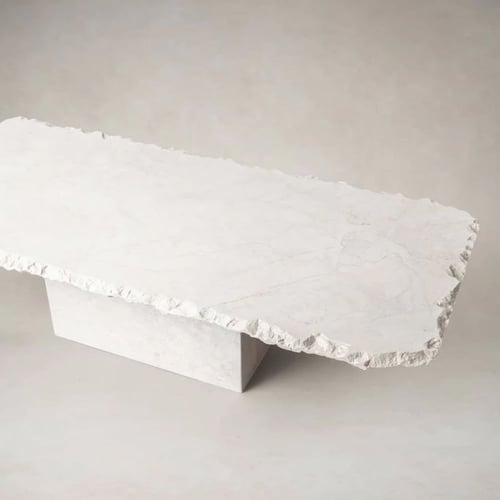 طاولة قهوة من الحجر