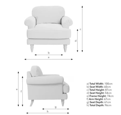 Jolene Woodland Velvet Snuggle Chair