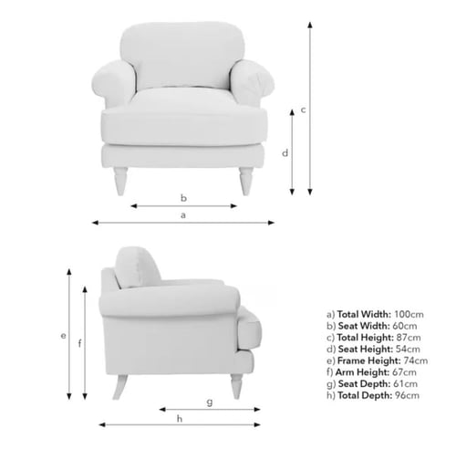 Jolene Woodland Velvet Snuggle Chair