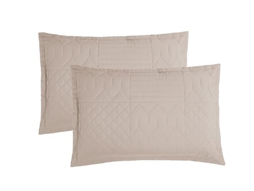 مفرش NORA صيفي مزدوج - 200×200 سم - 10 قطع - بيج غ...