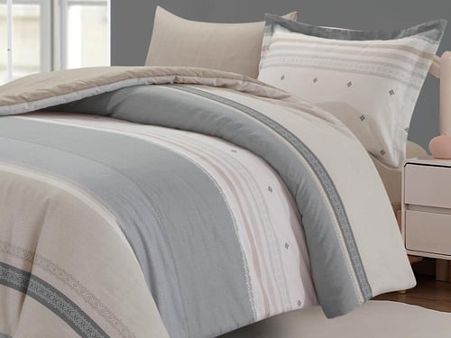 مفرش MARIO مودرن قطن مفرد ونص - 140×200 سم - 4 قطع...