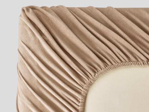 شرشف فلانو شتوي مخمل مطاط مزدوج 3 قطع - 200×200 سم...