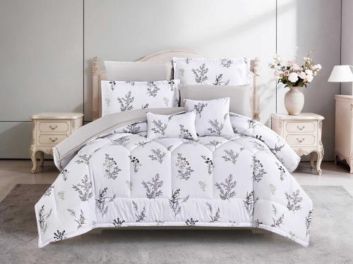 مفرش SENDA صيفي مشجر مزدوج - 200×200 سم - 10 قطع -...