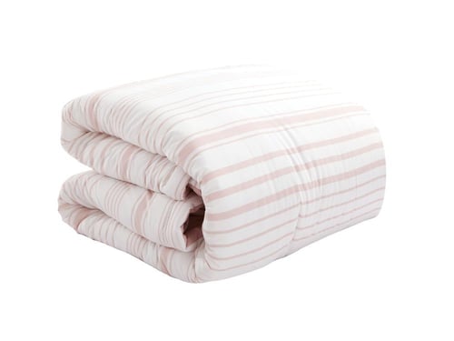 مفرش LAYLA صيفي مخطط مزدوج - 200×200 سم - 10 قطع -...