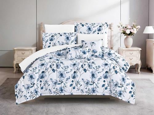 مفرش SENDA صيفي مشجر مزدوج - 200×200 سم - 10 قطع -...