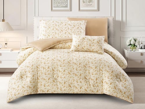 مفرش JOSE قطن مشجر مودرن مفرد ونص - 140×200 سم - 6...