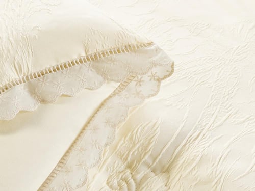 مفرش AMORA فاخر جاكار مفرد ونص - 140×200 سم - 6 قط...