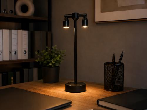 مصباح طاولة LED لاسلكي لمس قابل لإعادة الشحن - أسو...
