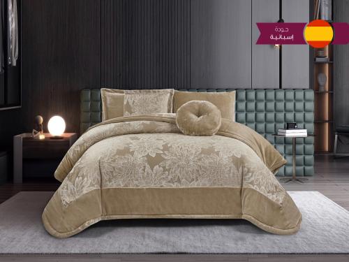 مفرش RONDA شتوي فاخر جاكار بطانية مفرد ونص - 140×2...