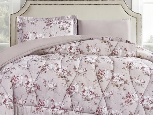 مفرش SENDA صيفي مشجر مفرد ونص - 140×200 سم - 4 قطع...