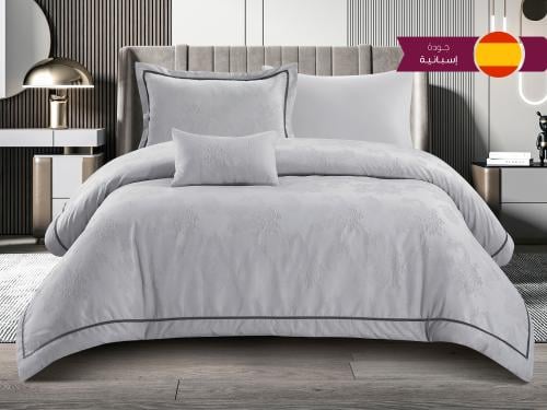 مفرش CARLA فاخر جاكار مفرد ونص - 140×200 سم - 6 قط...