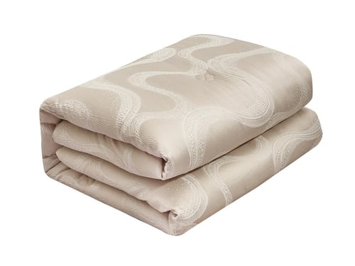 مفرش ANALIA فاخر جاكار مزدوج - 200×200 سم - 10 قطع...