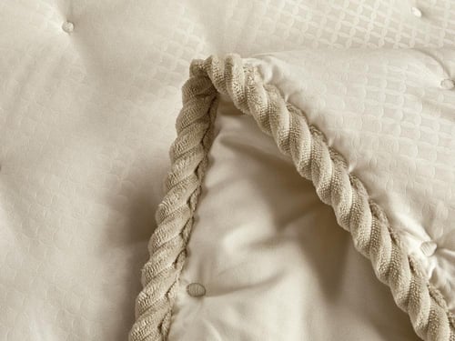 مفرش EMILY صيفي مطرز كابتونيه مفرد ونص - 140×200 س...